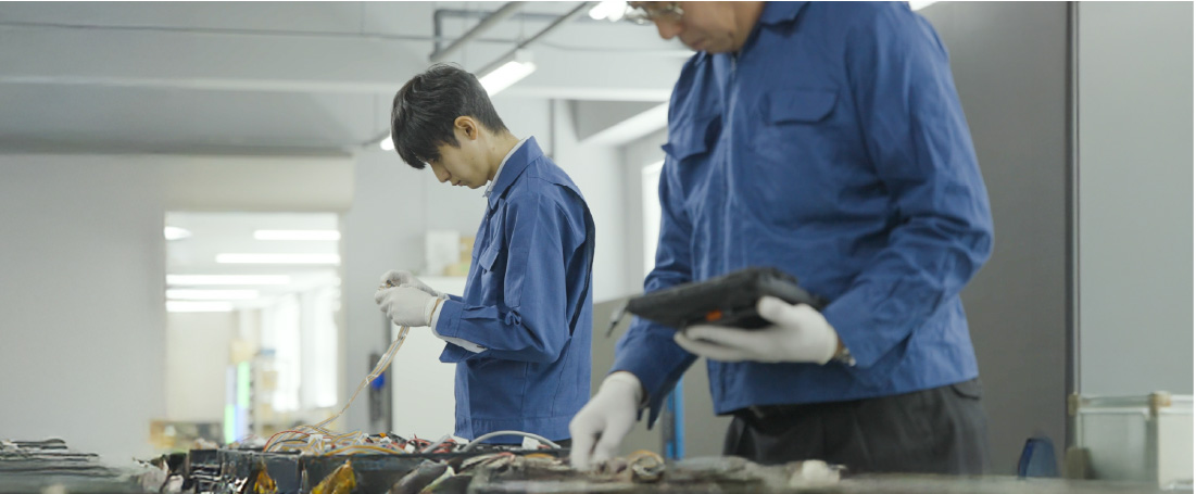 検査工場の様子