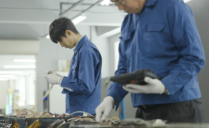 検査工場の様子